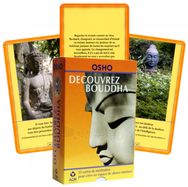 Taro kortos Osho Decouvrez Bouddha French Edition AGM paveikslėlis 1 iš 7