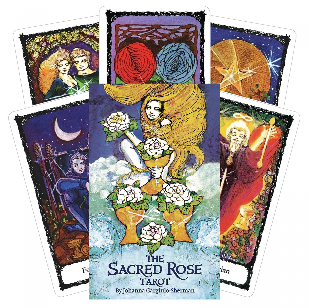 Taro kortos Sacred Rose paveikslėlis 1 iš 10