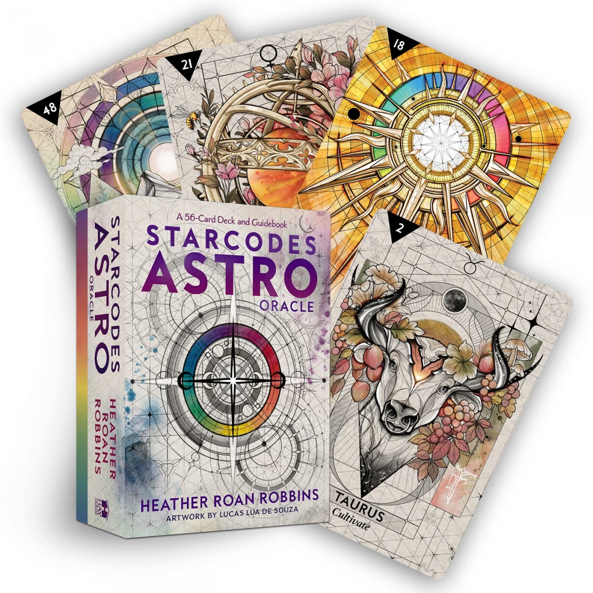 Taro kortos Starcodes Astro Oracle kortos Hay House paveikslėlis 1 iš 8