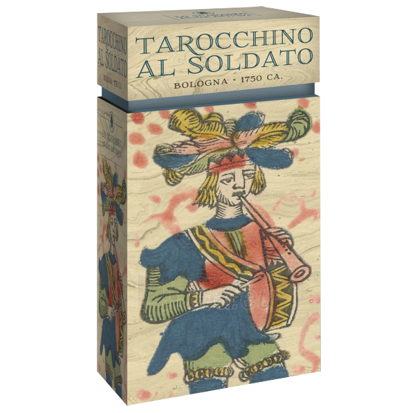Taro kortos Tarocchino Al Soldato Taro kortos Lo Scarabeo (Ribotas leidimas) paveikslėlis 7 iš 11
