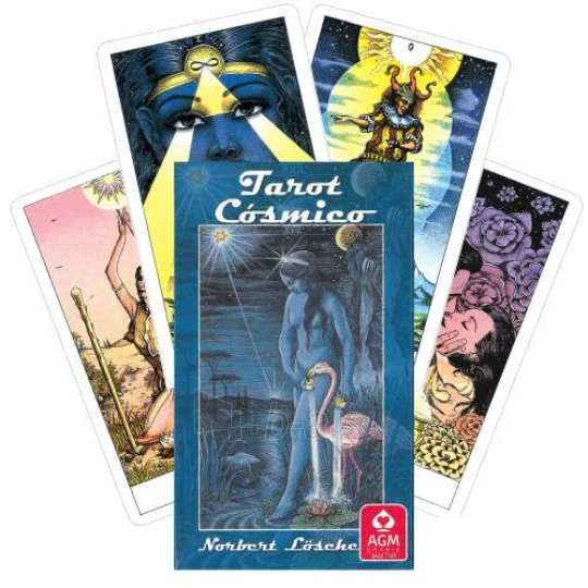 Taro kortos Tarot Cosmico Spanish Edition kortos AGM paveikslėlis 8 iš 10