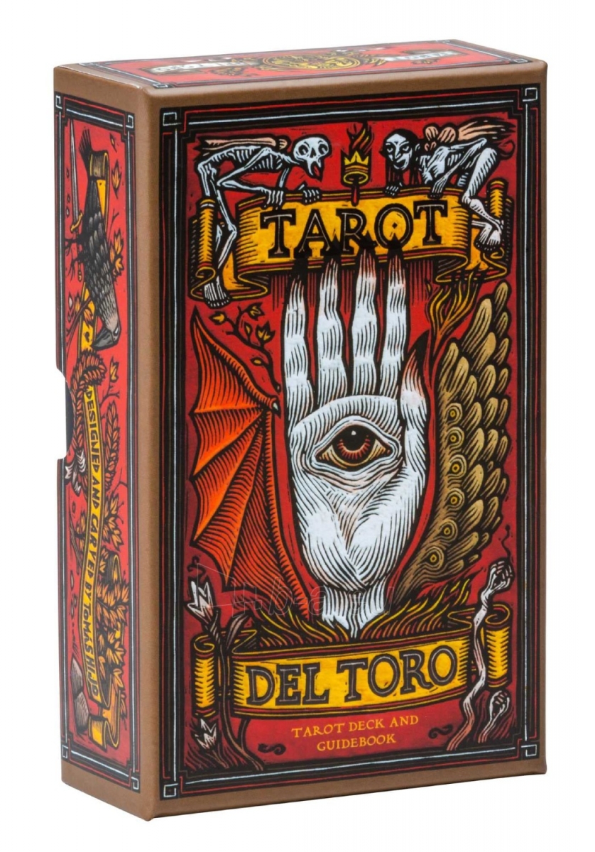 Taro kortos Tarot del Toro kortos ir vadovas Insight Editions paveikslėlis 2 iš 14