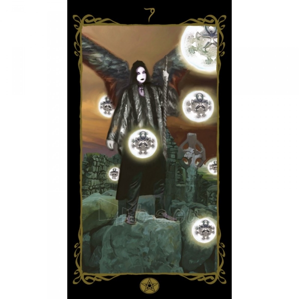 Taro Kortos Tarot Of Dark Angels paveikslėlis 9 iš 10