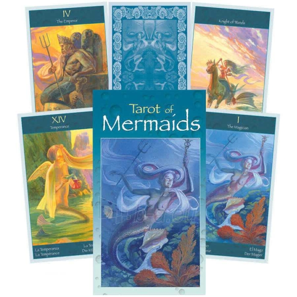Taro Kortos Tarot Of Mermaids paveikslėlis 8 iš 9