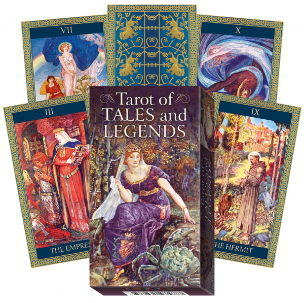 Taro kortos Tarot of Tales and Legends kortos Lo Scarabeo paveikslėlis 1 iš 9