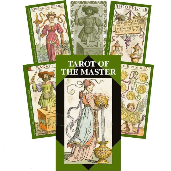Taro Kortos Tarot Of The Master paveikslėlis 5 iš 6