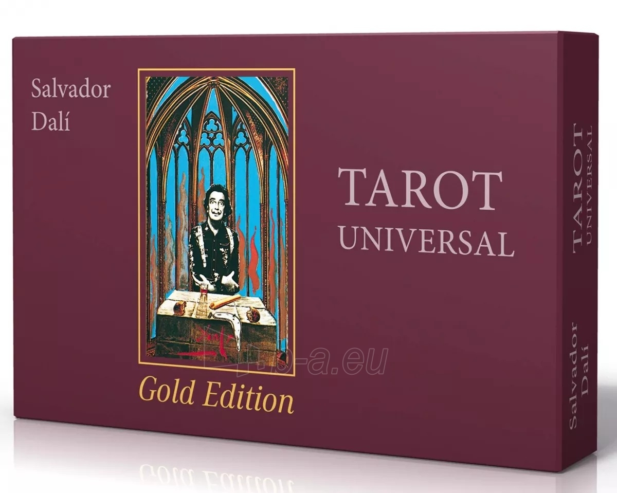 Taro kortos Tarot Universal Salvador Dali Gold edition taro kortos AGM paveikslėlis 2 iš 2