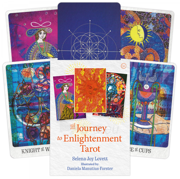 Taro kortos The Journey To Enlightenment Watkins Publishing paveikslėlis 1 iš 10