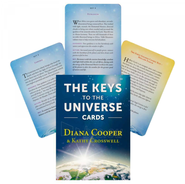 Taro kortos The Keys To The Universe kortos Findhorn Press paveikslėlis 1 iš 8
