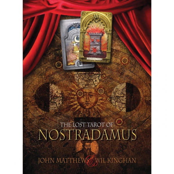 Taro kortos The Lost Tarot Of Nostradamus kortos Orange Hippo paveikslėlis 4 iš 8