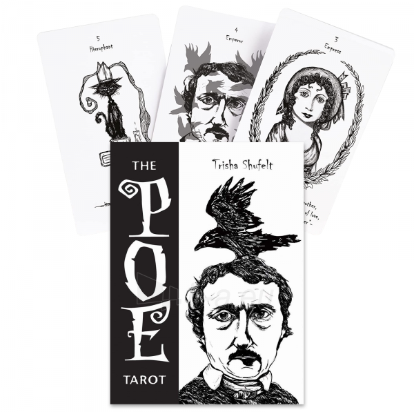 Taro kortos The Poe Taro kortos Schiffer Publishing paveikslėlis 1 iš 10