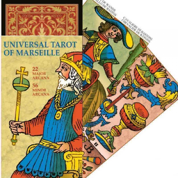Taro Kortos Universal Tarot Of Marseille paveikslėlis 8 iš 9