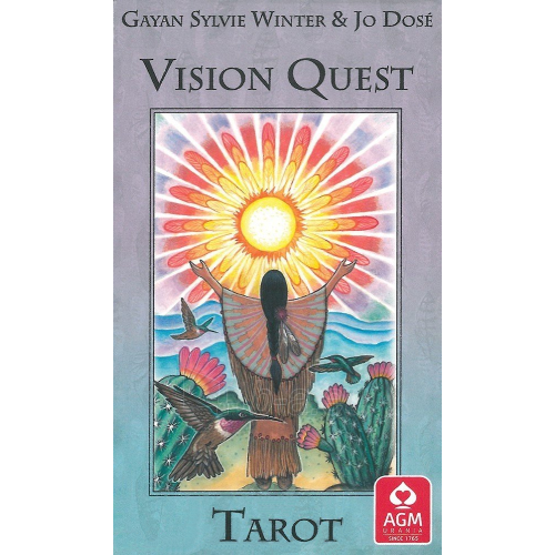 Taro kortos Vision Quest Tarot In Spanish AGM paveikslėlis 5 iš 6