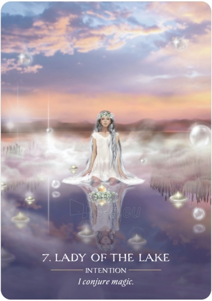 Taro kortos Water Temple Oracle kortos Blue Angel paveikslėlis 2 iš 9