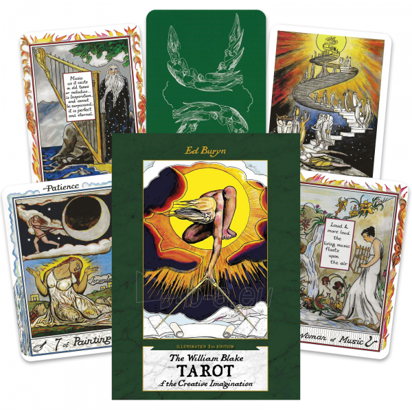 Taro kortos William Blake Tarot Of The Creative Imagination kortos Schiffer Publishing paveikslėlis 1 iš 12