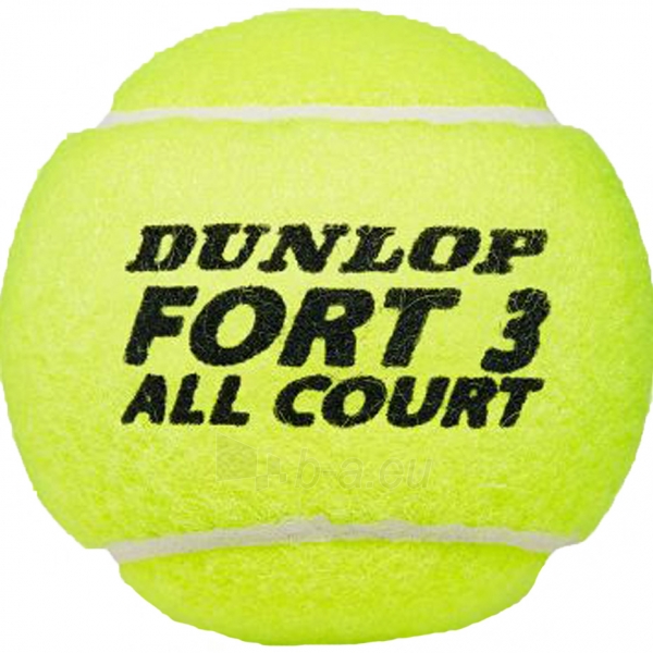 Teniso Kamuoliukai Dunlop Fort All Court Tournament Select 4vnt paveikslėlis 2 iš 2