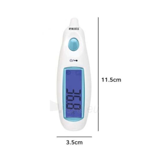 Termometras Homedics TE-101-EU Jumbo Display Ear Thermometer paveikslėlis 6 iš 6