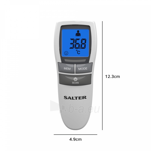 Termometras Salter TE-250-EU No Touch Infrared Thermometer paveikslėlis 2 iš 3