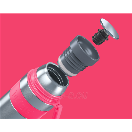 Termosas Boddels HEET Vacuum flask with cup Raspberry red, Capacity 0.35 L, Diameter 7.2 cm, Bisphenol A (BPA) free Paveikslėlis 3 iš 3 310820219661