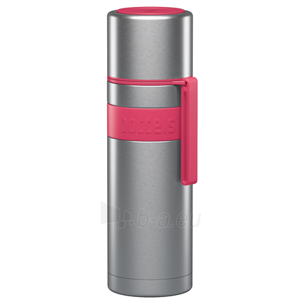 Termosas Boddels HEET Vacuum flask with cup Raspberry red, Capacity 0.5 L, Diameter 7.2 cm, Bisphenol A (BPA) free Paveikslėlis 1 iš 3 310820219666