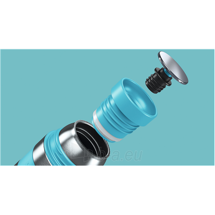 Termosas Boddels HEET Vacuum flask with cup Turquoise blue, Capacity 0.35 L, Diameter 7.2 cm, Bisphenol A (BPA) free Paveikslėlis 3 iš 3 310820219662