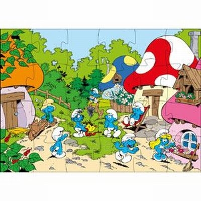 Dėlionė The Smurfs Puzzle Smurf 24 vnt. paveikslėlis 2 iš 2