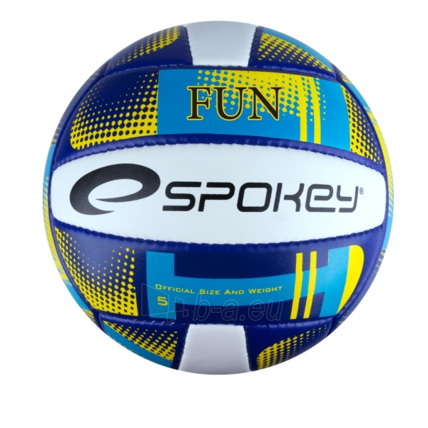 Tinklinio kamuolys Spokey FUN III Blue/yellow paveikslėlis 1 iš 1