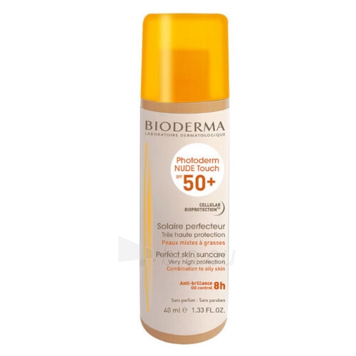 Tobuliam veido odos deginimui Bioderma ( Perfect Skin Suncre) 50+ Photoderm Nude Touch 50 ml paveikslėlis 1 iš 1