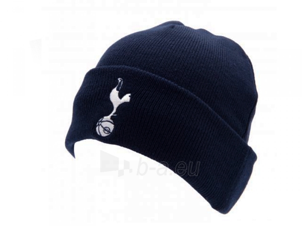 Tottenham Hotspur F.C. atlenkta žieminė kepurė (Juoda) paveikslėlis 1 iš 3