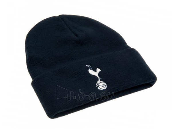Tottenham Hotspur F.C. atlenkta žieminė kepurė (Juoda) paveikslėlis 2 iš 3