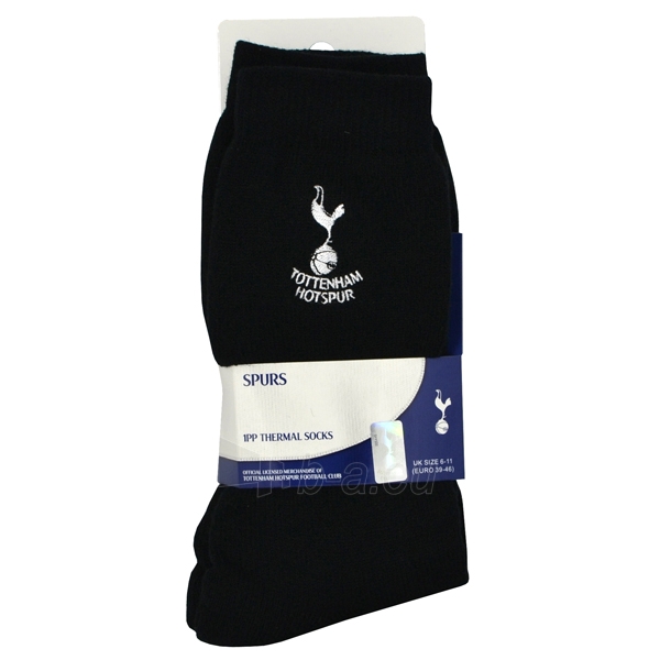 Tottenham Hotspur F.C. kojinės (Termo, juodos) paveikslėlis 2 iš 3