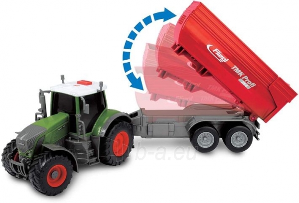 Žaislinis traktorius su šviesos ir garso efektais Dickie Toys Vario Fendt 203737002 - 41 cm paveikslėlis 5 iš 6