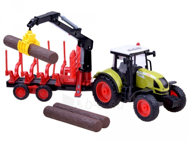Traktorius Toy Tractor and trailer agricultural machinery ZA2436 paveikslėlis 2 iš 6