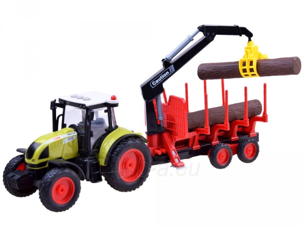 Traktorius Toy Tractor and trailer agricultural machinery ZA2436 paveikslėlis 3 iš 6