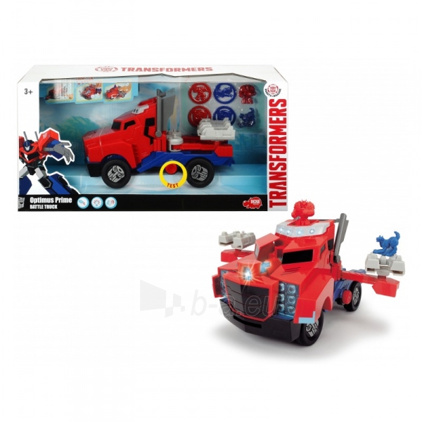 Transformeris Optimus Prime Battle Truck paveikslėlis 1 iš 2