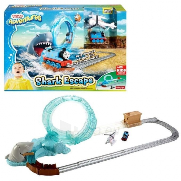 Traukinio trasa DVT12 Thomas & Friends™ Thomas Adventures Shark Escape™ paveikslėlis 1 iš 6
