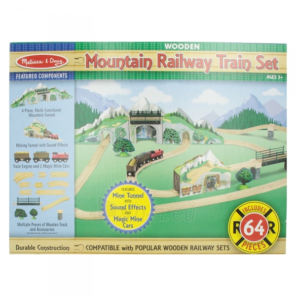Traukinių trasa Mountain Tunnel Train Set paveikslėlis 1 iš 1