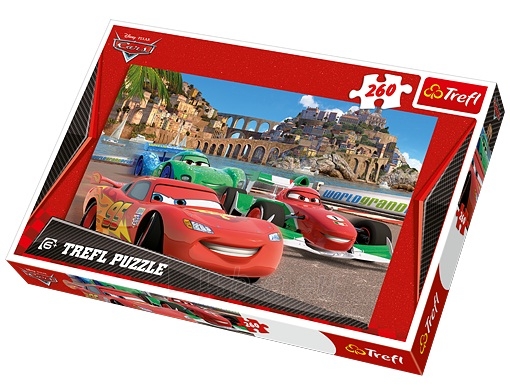 Dėlionė Disney Cars Porto-Korse TREFL Puzzle 13117 - 260 dalių paveikslėlis 2 iš 2