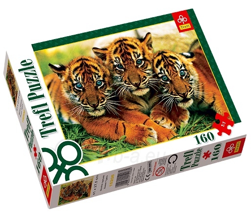 TREFL 15208 Puzzle tigrai, 160 detalių paveikslėlis 1 iš 1