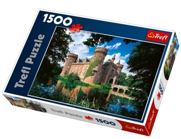 Dėlionė TREFL 26074 Puzzle Moyland pilis Šiaurės Rhine Vokietijoje 1500 det. paveikslėlis 2 iš 2