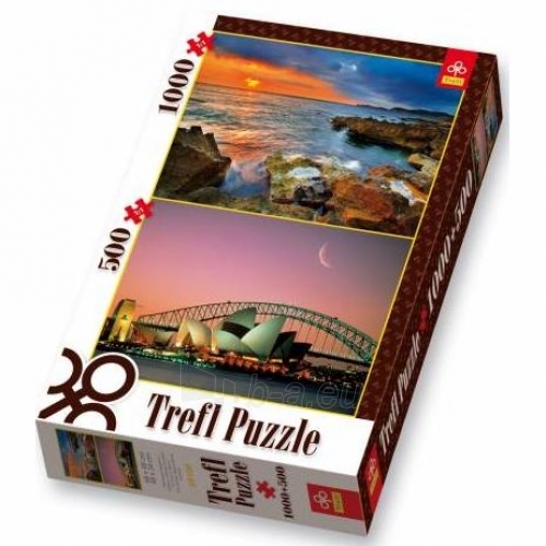 TREFL 29100 Puzzle Amazing views (1000 + 500 det.) paveikslėlis 1 iš 1