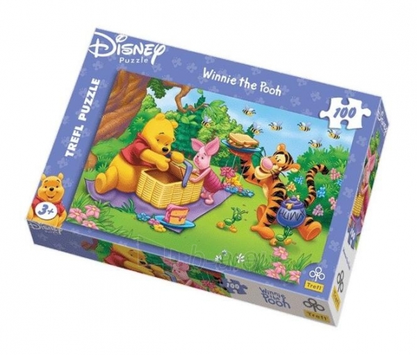 TREFL PUZZLE 16093 Winnie the Pooh with Friends 100 det. paveikslėlis 1 iš 1