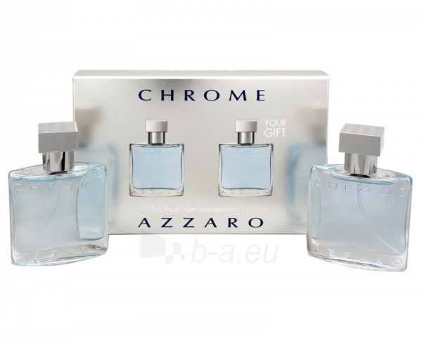 Tualetes ūdens Azzaro Chrome EDT 2 x 30 ml (Rinkinys) paveikslėlis 1 iš 1