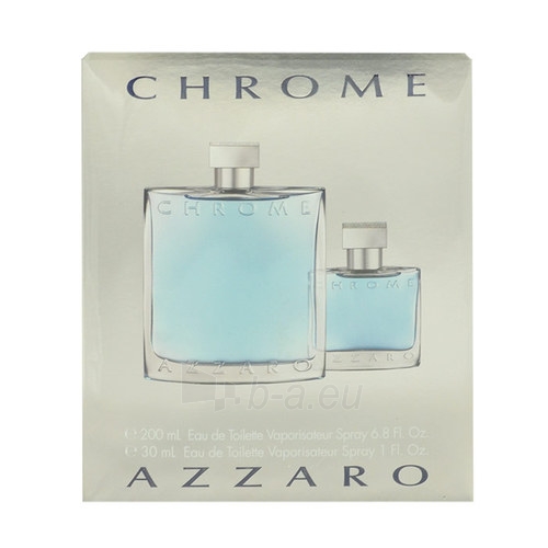 eau de toilette Azzaro Chrome EDT 200ml (Rinkinys) paveikslėlis 1 iš 1
