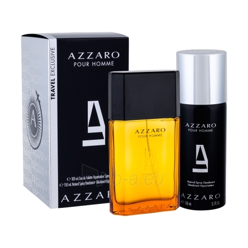 Tualetinis vanduo Azzaro Pour Homme Edt 100 ml + Deodorant 150 ml (Rinkinys ) paveikslėlis 1 iš 1