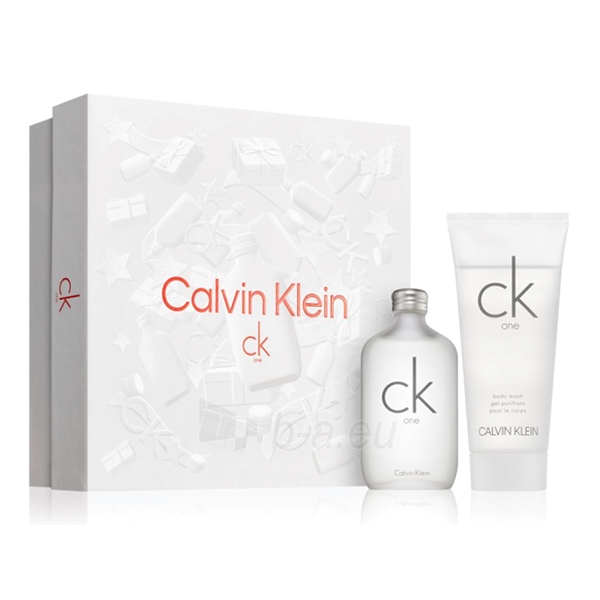 Tualetinis vanduo Calvin Klein CK One - EDT 50 ml + dušo želė 100 ml paveikslėlis 1 iš 3