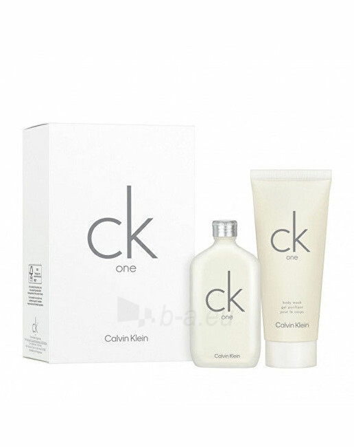 Tualetinis vanduo Calvin Klein CK One - EDT 50 ml + dušo želė 100 ml paveikslėlis 2 iš 3