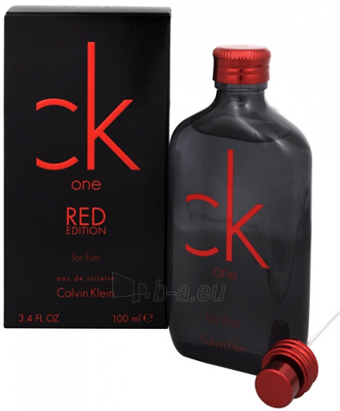 Tualetinis vanduo Calvin Klein CK One Red Edition For Him EDT 100 ml paveikslėlis 1 iš 1