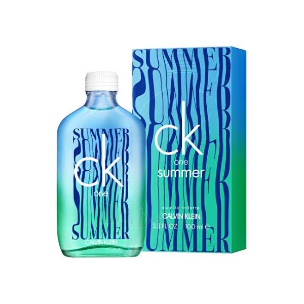 Tualetinis vanduo Calvin Klein CK One Summer 2021 - EDT - 100 ml paveikslėlis 1 iš 1