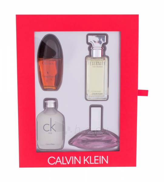 Tualetinis vanduo Calvin Klein Mix Giftset EDT 4x15ml paveikslėlis 1 iš 1